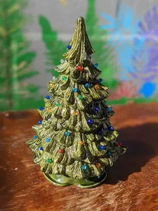 Ceramichrome Vintage Ceramic Christmas Tree 11"