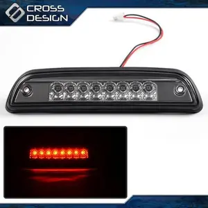 CROSSDESIGN LED 3rd Third Brake Light Tail Rear Lamp Smoked Lens Fit For 95-17 TOYOTA TACOMA