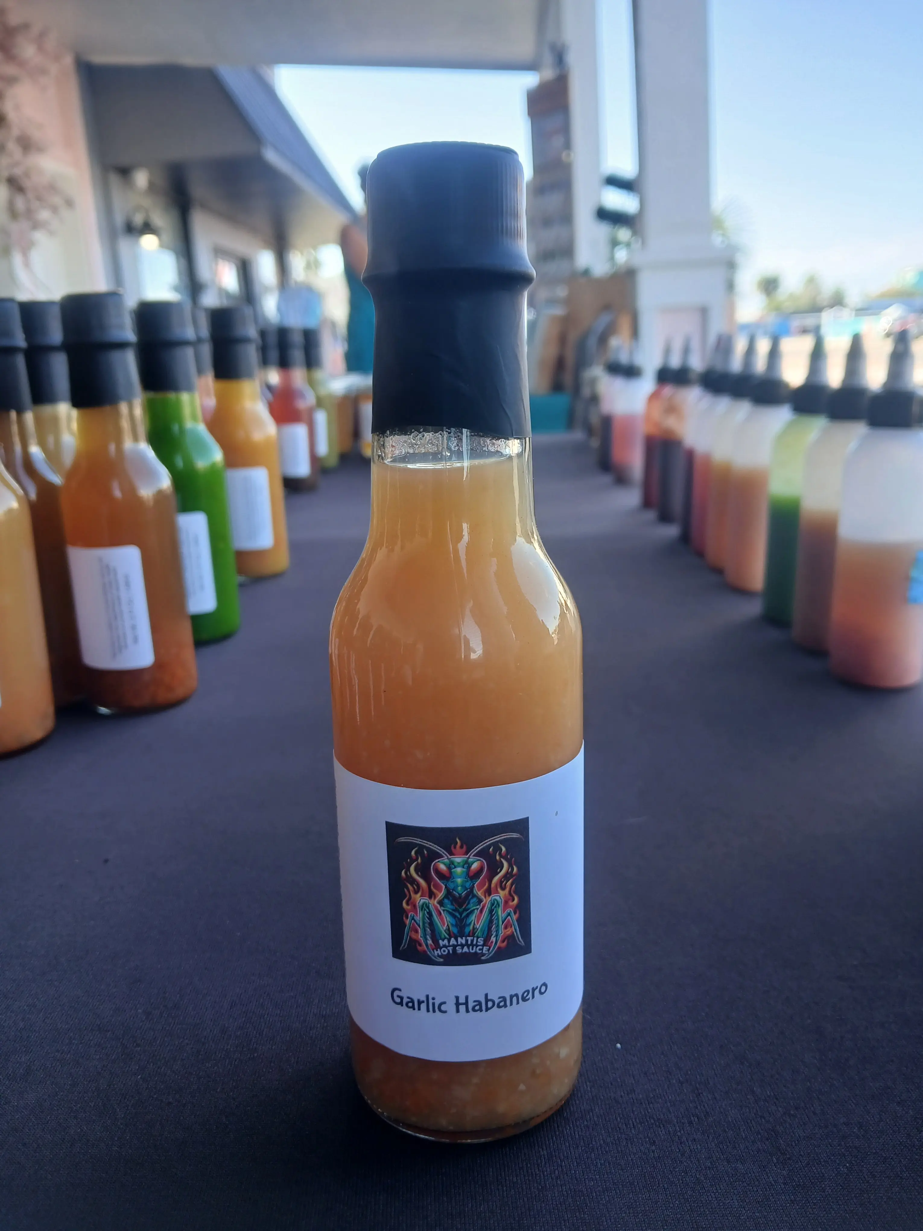 Garlic Habanero Hot Sauce - Bold Spicy Flavor Boost | Mantis Hot Sauce