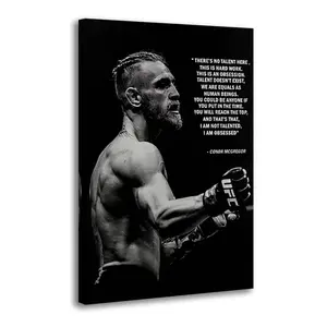 Conor McGregor Motivational Quote  Print – UFC Fighter Wall Art Poster