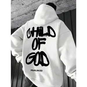 180g"Child Of God" Psalm 23 Graphic Hoodie| 100% Cotton Oversized Streetwear