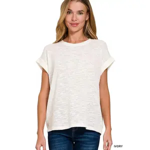 Rolled Up Sleeve Tee