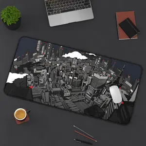 Persona 5 Desk Mat: Nighttime Tokyo Cityscape Gaming Mat