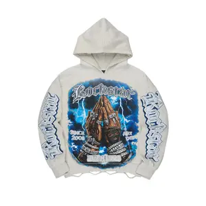 Lakeila Light Oatmeal Graphic Hoodie