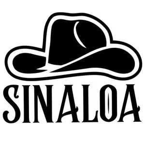 Sinaloa Sombrero Mexico Vinyl Decal Sticker Many Colors/Sizes