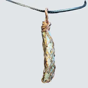 Natural Abalone Shell Wrapped in Copper Wire - Copperstop.shop