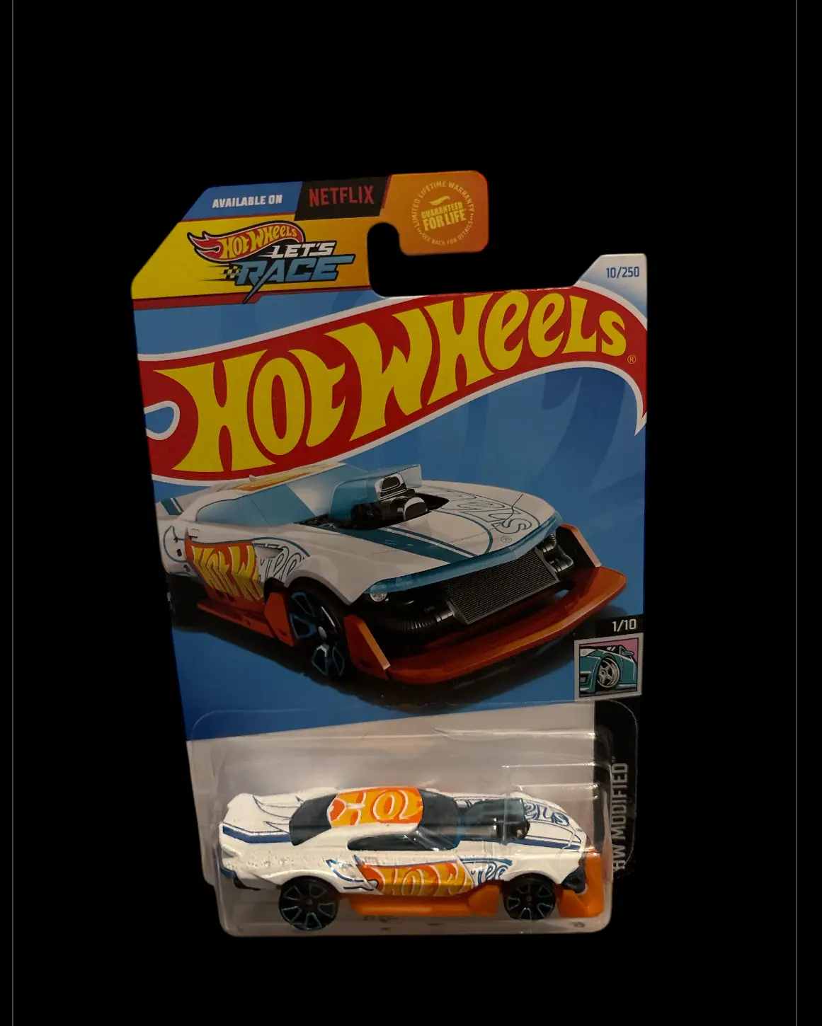 Hot Wheels 2024 White Mod Speeder #10 - Modified 1/10 Scale Toy Vehicle