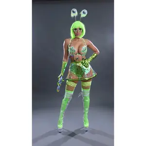 Cosmic Alien Girl Costume Styled For you