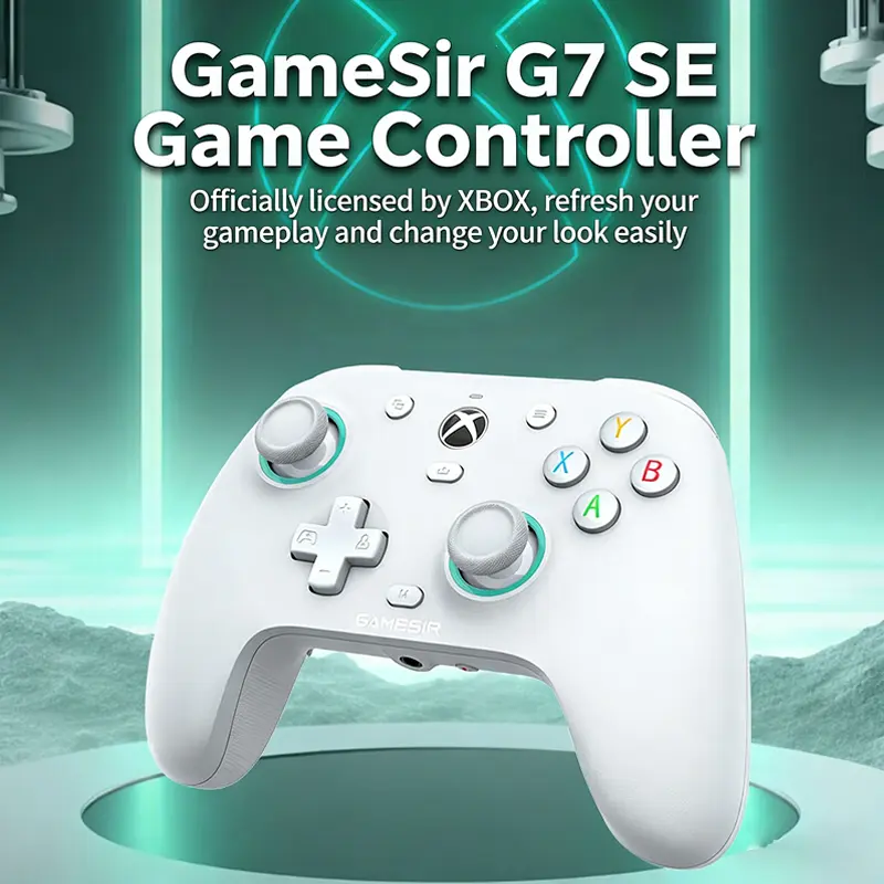 GameSir G7 SE Wired Controller for Xbox Series X|S, Xbox One & Windows 10/11, Plug and Play Gaming Gamepad with Hall Effect Joysticks/Hall Trigger, 3.5mm Audio Jack