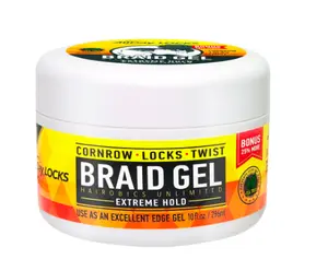 AllDay Locks Braid Gel | Extreme Hold, Smooths & Tames Frizz | No Flaking or Drying | High Shine, Long Lasting for Braids, Locks, Twists, Cornrows | 10 oz
