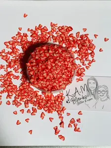 Strawberry Slice | POLYMER CLAY SLICES NON EDIBLE