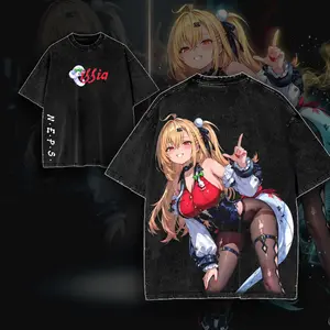 Cissia Zenless Zone Zero ZZZ Game Glitch Graphic T-shirt Streetwear Oversized Bungie Fan Gift Heavyweight Aesthetic Print Unisex Top