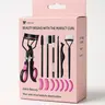 Zakia Beauty Women's Professional 13-Pcs Multi-Pack Lash Cluster Kit Eyelash Curlers - Includes Eyelash Curler, Eyebrow Brush, Hair Tweezers, Silicone Cluster Prep Pads for Lash Routine