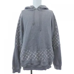 Pre-owned Louis Vuitton Cotton Small Leather Goods Monogram Hoodie