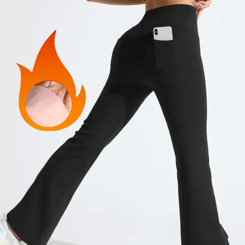 High Waist Tight-Fitting Pants for Women, Cute Cat Design Suitable for Yoga & Sports, Comfortable Fit for Active Lifestyle, Solid Flare Leggings, High Waisted Leggings, Knitted Sports Pants, Activewear Pants, Workout Clothes Women