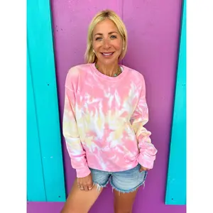 Coral Sunshine Sweatshirt
