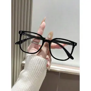 1pc Square Full-Frame Over-The-Counter Computer Glasses For Fashion Accessories, Everyday Wear, Parties And Street Style