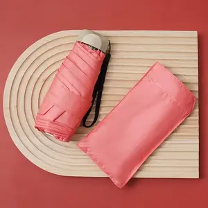 Mini Fashion Five-Fold Umbrella, Sun Protection, Sun Umbrella, UV Protection, Compact and Portable, Unisex Sun Umbrella