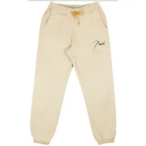 RHUDE Authentic Men's Heavyweight Embroidered Logo Sweatpants in Bone MD MSRP: $765