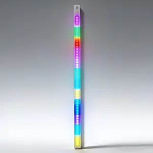 19.69inch, LED Smart Seven-color Strip Human-detection Light with Magnetic Attachment Feature, Press Briefly to Adjust the Color; Press Long-term to Cycle Through RGB Isseven Colors. A Must-have Tool for Creating Ambiance in Spaces.