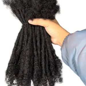 Afro Kinky Textured Locs Curly Ends 20 Loc Bundle