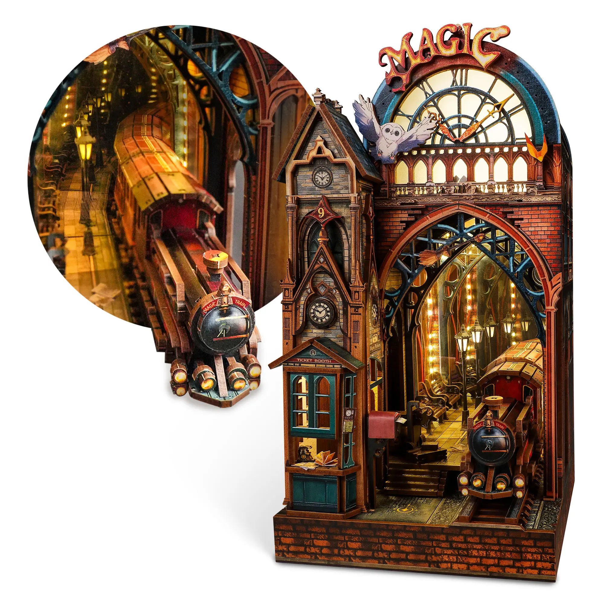 Summer Vibes-FUNPOLA Magic Station DIY Book Nook Kit-Interactive
