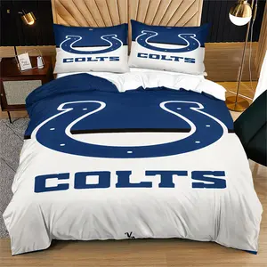 The American Team Pattern Duvet Cover , Duvet Cover Sets, Soft,Comfortable, And Durable, Including 1 Duvet Cover And 1 Or 2 Pillowcases. It Does Not Include a Core Or Pillow Core And Is Suitable As a Bedroom Decoration Gift For Teenagers And Adults