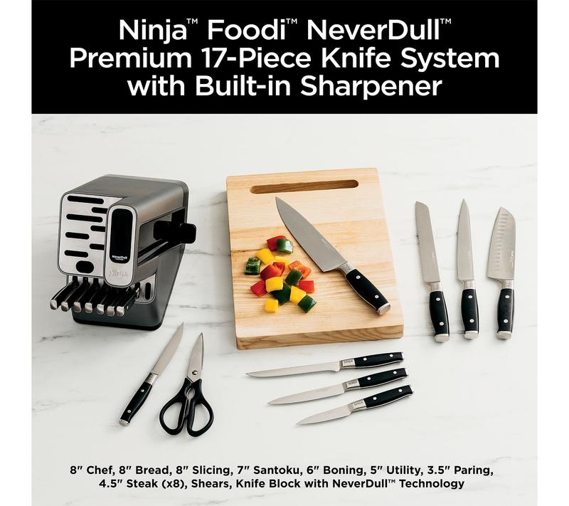 Ninja Foodi NeverDull Premium Knife System 17 Piece Set