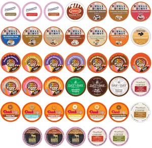 Crazy Cups Flavored Coffee Pods Variety Pack for Keurig K Cups Brewers, Assorted Flavored Coffee Sampler, 40 Count