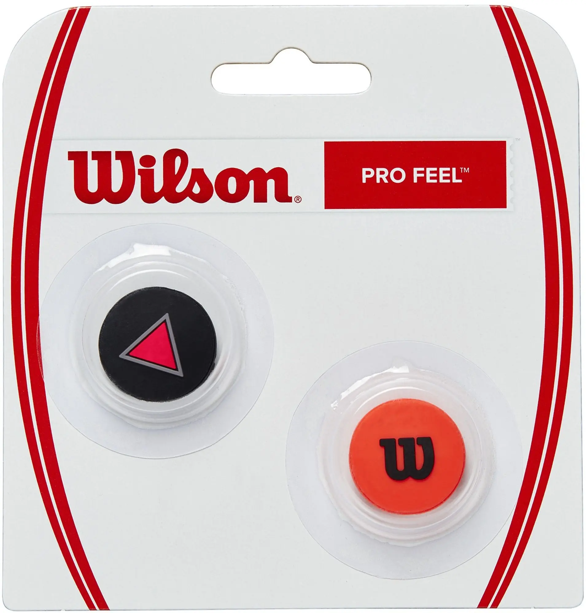 Wilson Clash Pro Feel Dampener 2 Pack (Black/Red)