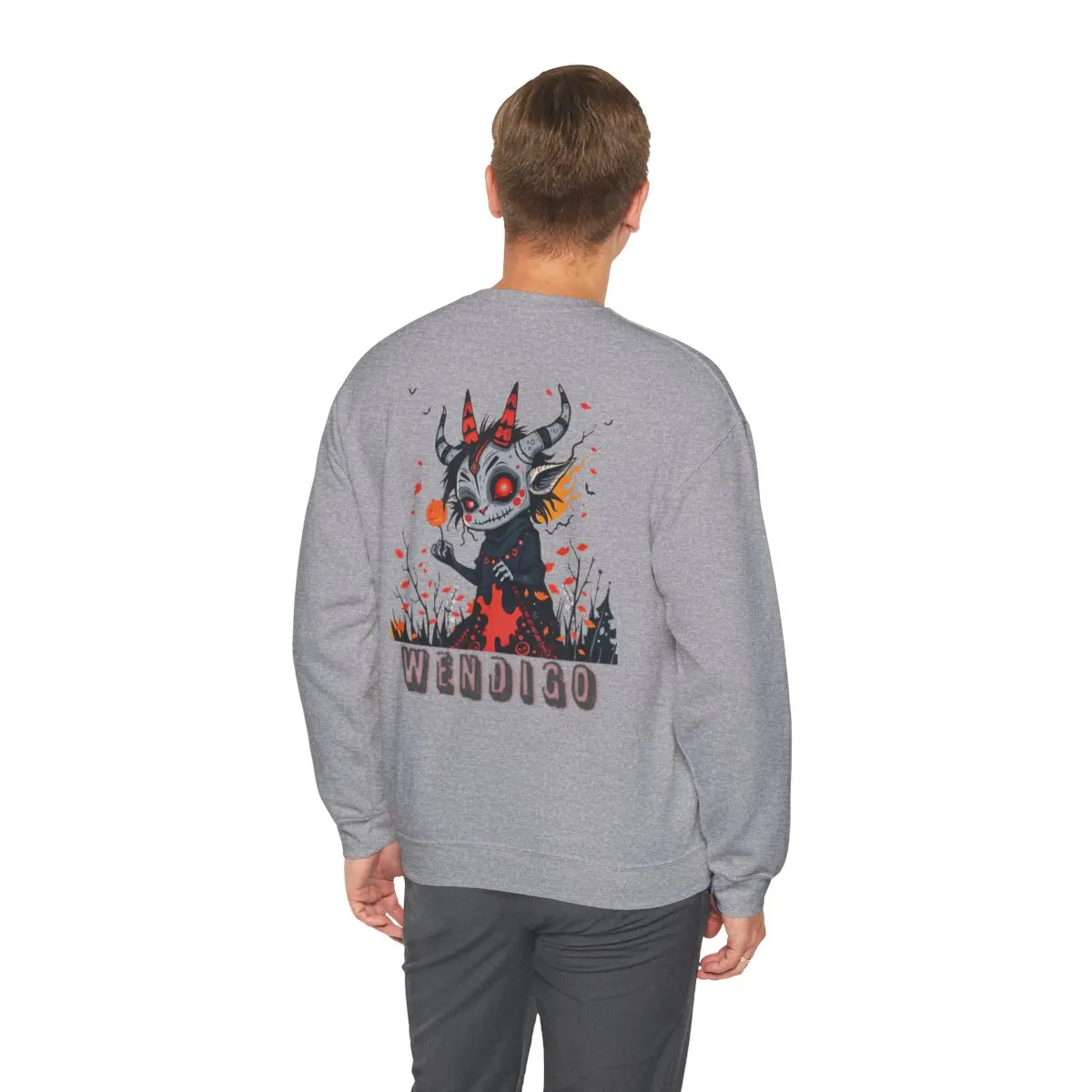 Wendigo Crewneck Sweatshirt A Cozy Tribute to Algonquian Heritage