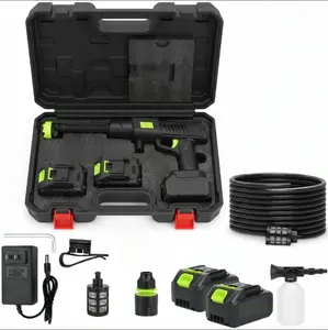 2026 SEEVOLX Cordless Pressure Washer, 21V Portable Power Washer Gun for Car, Home & Patio Cleaning