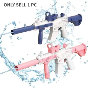 Rechargeable Large Electric Water Gun for Summer Parties, Outdoor Pool and Beach Fun, Lithium Battery Powered Toy for All Ages, Squirt Guns