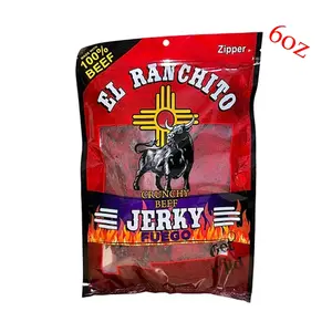 FUEGO El Ranchito Crunchy Beef Jerky Net Wt. 6 oz