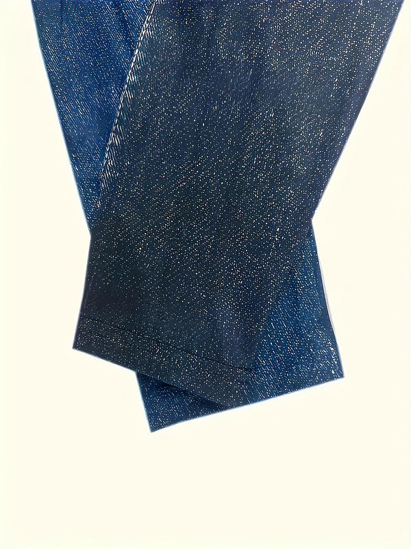 3pcs Women's High Waist Slim Fit Denim Leggings Tie Feet Pants - Everyday Casual Fashion Soft Sports Skinny Long Pants Stretchy Female