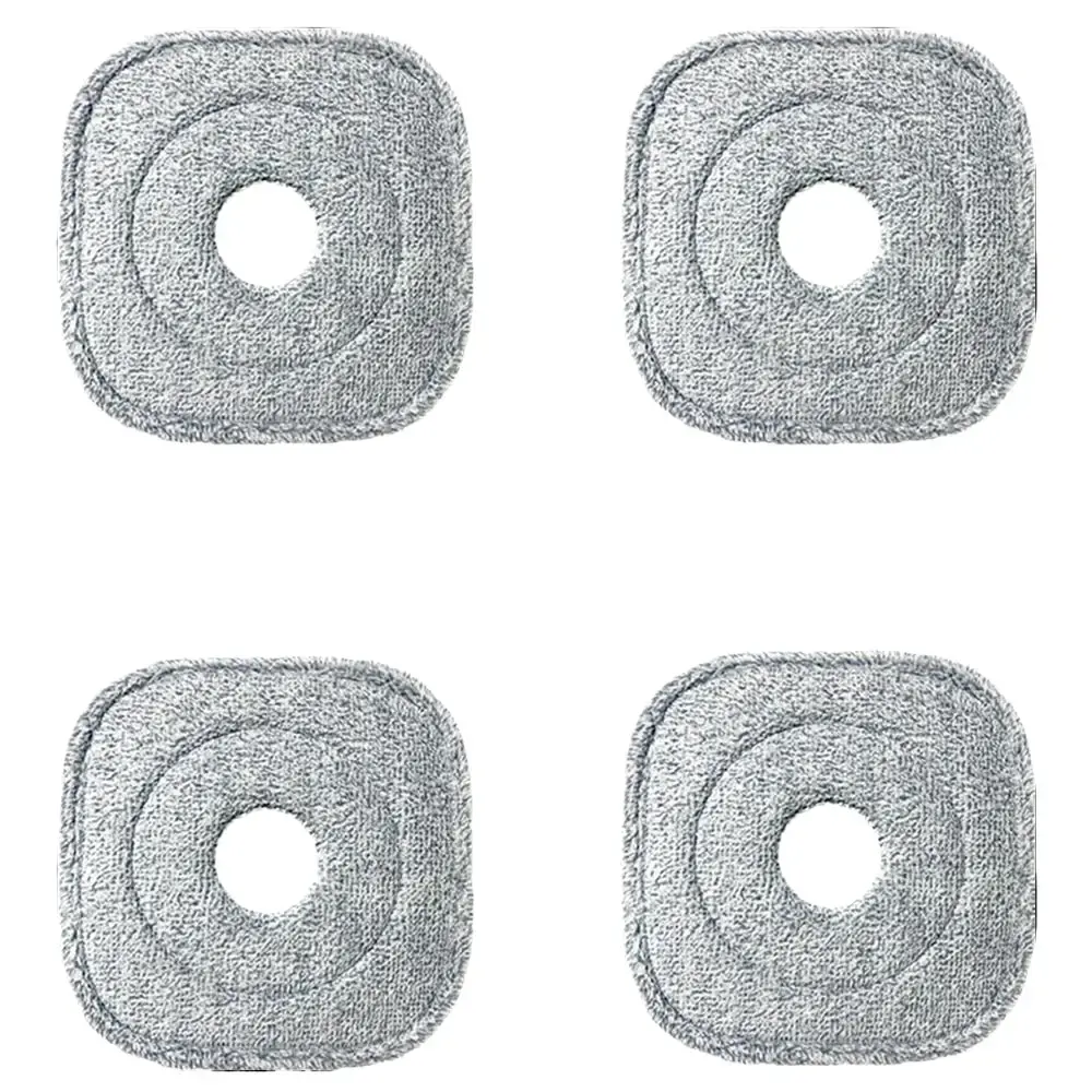 Machine Washable 8.66x8.66 inch Microfiber Replacement Head , Compatible with Square Clean and Dirty Water Seperate Spin Mop and Bucket Set Accessory Cleaning