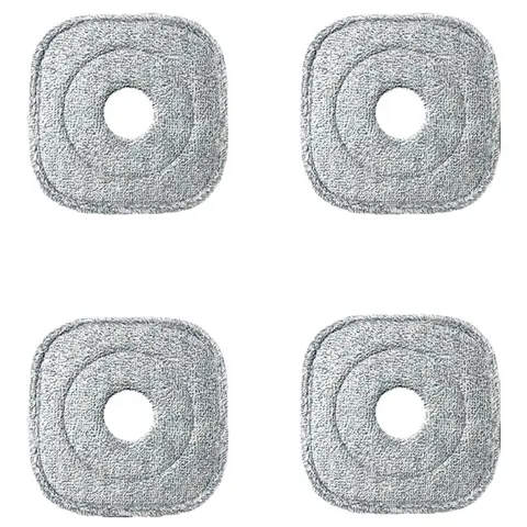 Machine Washable 8.66x8.66 inch Microfiber Replacement Head , Compatible with Square Clean and Dirty Water Seperate Spin Mop and Bucket Set Accessory Cleaning