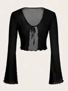 Fashion Lightweight Elegant Versatile Comfortable Women's Cardigan Jacket, Summer Essential Cool Cardigan, Casual Style