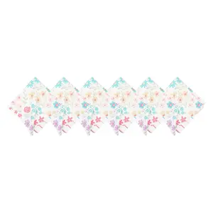 Bunnies & Blooms Napkin Set of 6 by Valerie