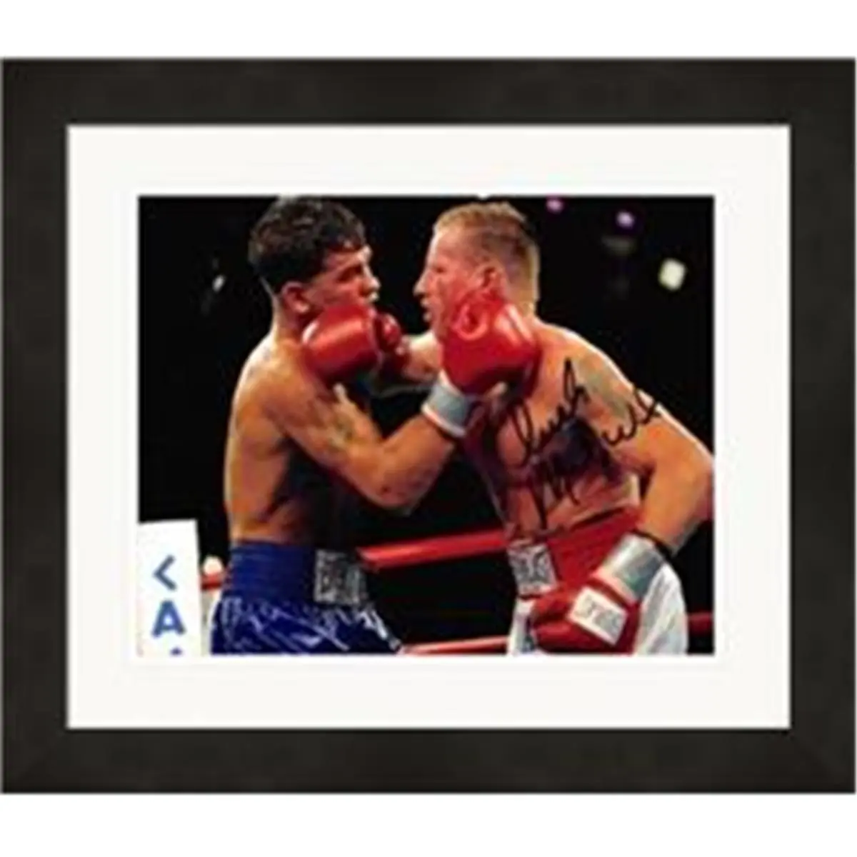 212 MAIN Certified Micky Ward Autographed 8x10 in. Matted & Framed Photo - Boxing Irish Sports Collectible Signed Memorabilia, No.SC1