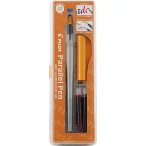 Parallel Calligraphy Pen Set, 2.4mm Nib With Black and Red Ink Cartridges (90051)