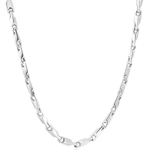 Men's 14k Gold (47gram) or Platinum (88gram) 3.5mm Link Chain Necklace 20"