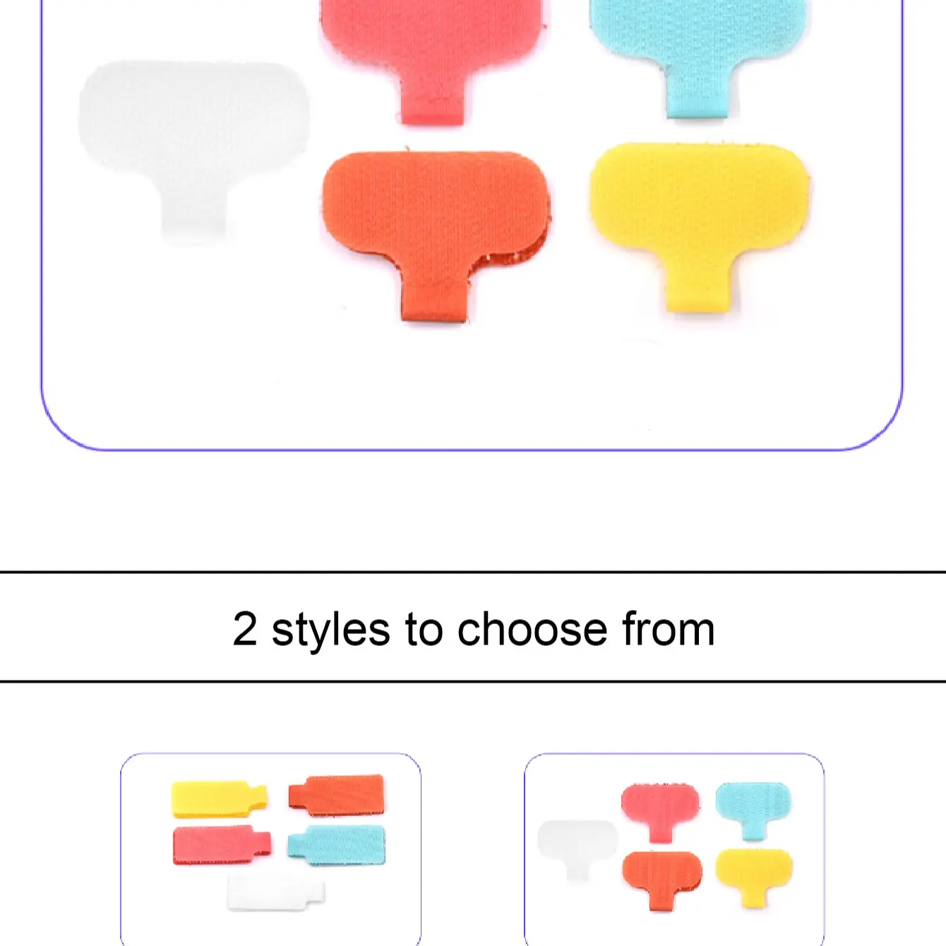 Self-Adhesive Cable Labels, Clear Writing Surface, Durable & Long-Lasting, Ideal for Electronics Management, Perfect Gift for Holidays