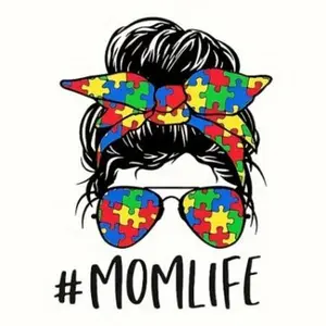 Autism Mom Stickers, Mom Life Decals, Suitable For Cars, Motorcycles, Luggage, Home Decoration