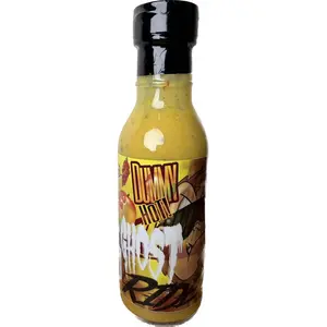 Dummy Hot Sauce Premium Mango Ghost Pepper Blend Zero Calories All Natural Ingredients 74 Servings Mango Flavored Condiment with Bell Peppers Ghost Peppers Mango & Olive Oil Spicy