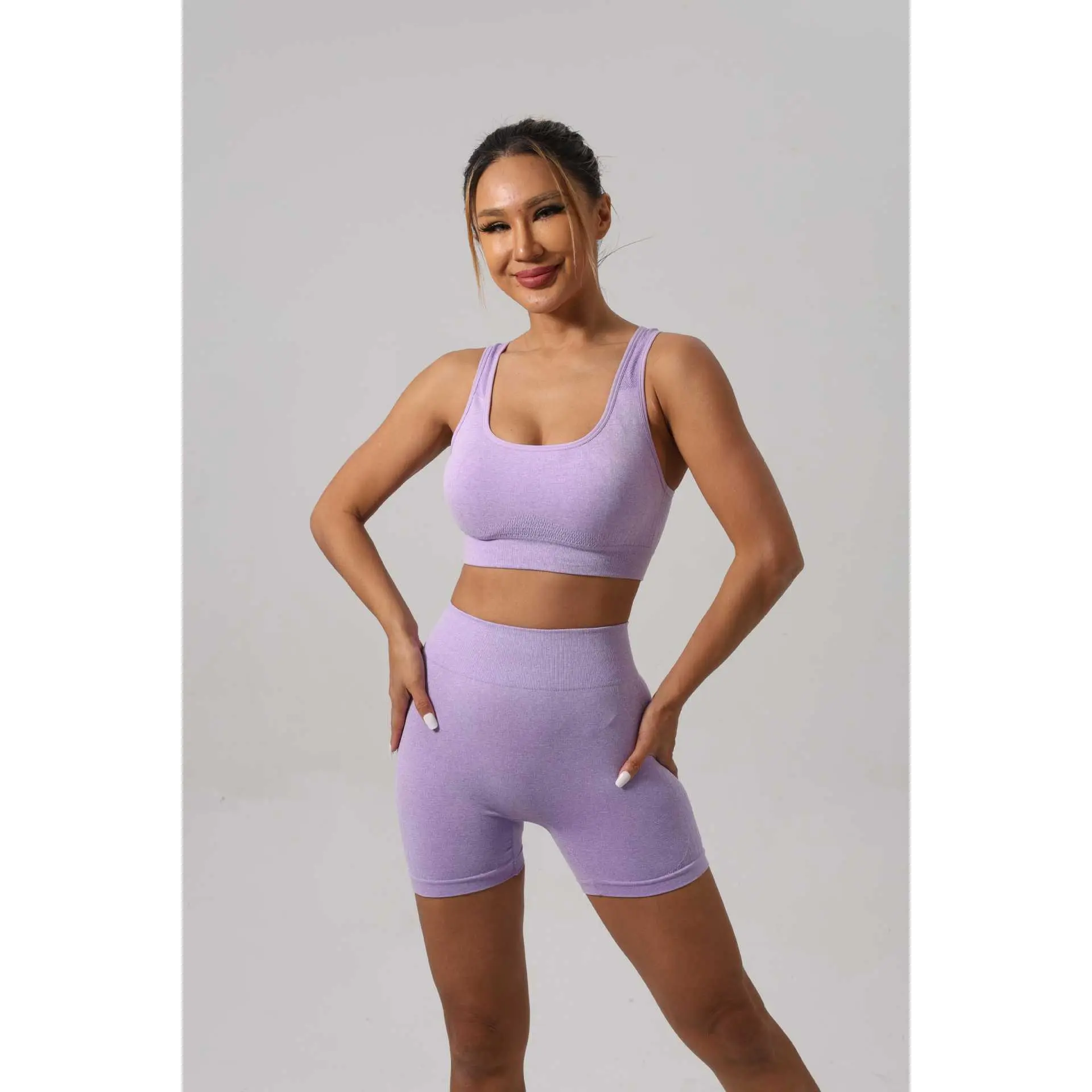 Purple short set [bra + shorts]