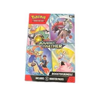 Pokémon Journey Together Booster Bundle - 6 Scarlet & Violet Booster Packs with 10 Cards Each & Basic Energy - Diverse Collection for Enthusiasts