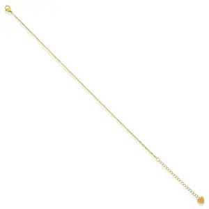 EVRY JEWELS Gold or Silver Plated Women's Evryday Chain Anklets