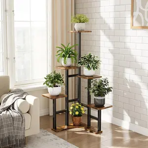 Steel Garden Arch Arbor Shelves, Plant Support for Home Improvement & Outdoor Building Use