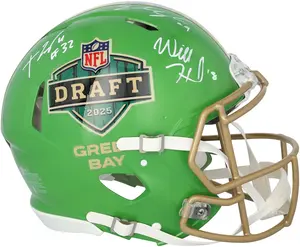 Emeka Egbuka, Will Howard, and Treveyon Henderson Ohio State Buckeyes Autographed Riddell 2025 NFL Draft Speed Authentic Helmet - Fanatics Authentic Certified